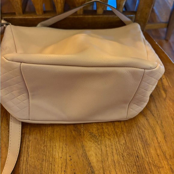 Vera Bradley Pink Sands Carry-All Quilted Leather Crossbody Handbag - Picture 8 of 12